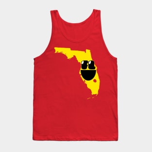 Florida States of Happynes- Florida Smiling Face Tank Top